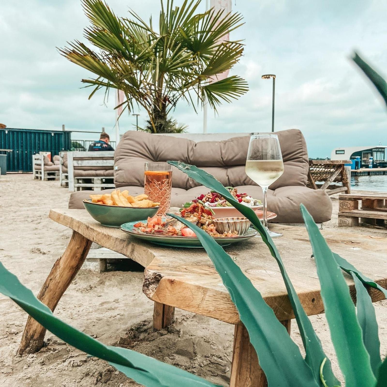 Welcome In - Houseboat 'Elysium' Met Eigen Aanlegsteiger Sneek - Offingawier 外观 照片